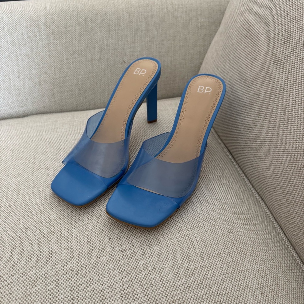 BP Blue Jelly Heel / Mule